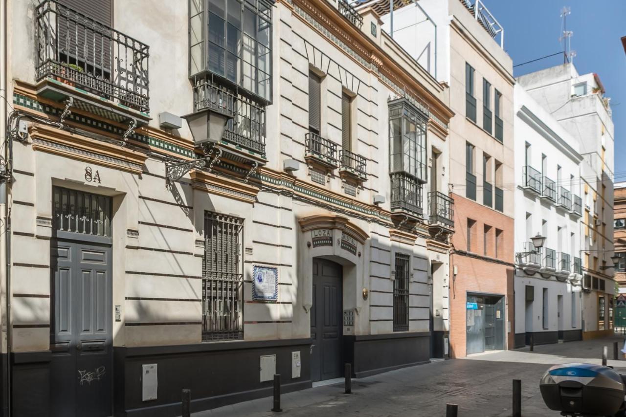 Apartamento Triana Deluxe Con Patio Privado Sevilha Exterior foto