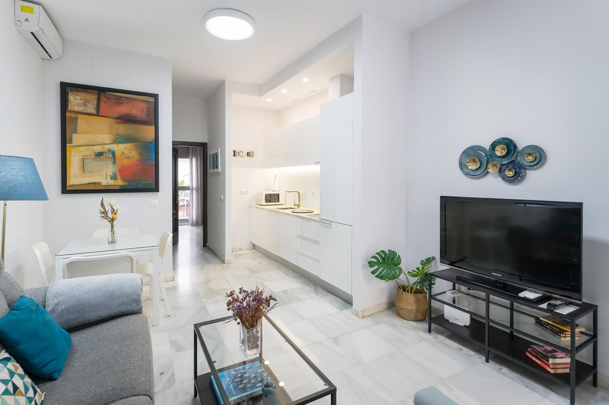 Apartamento Triana Deluxe Con Patio Privado Sevilha Exterior foto
